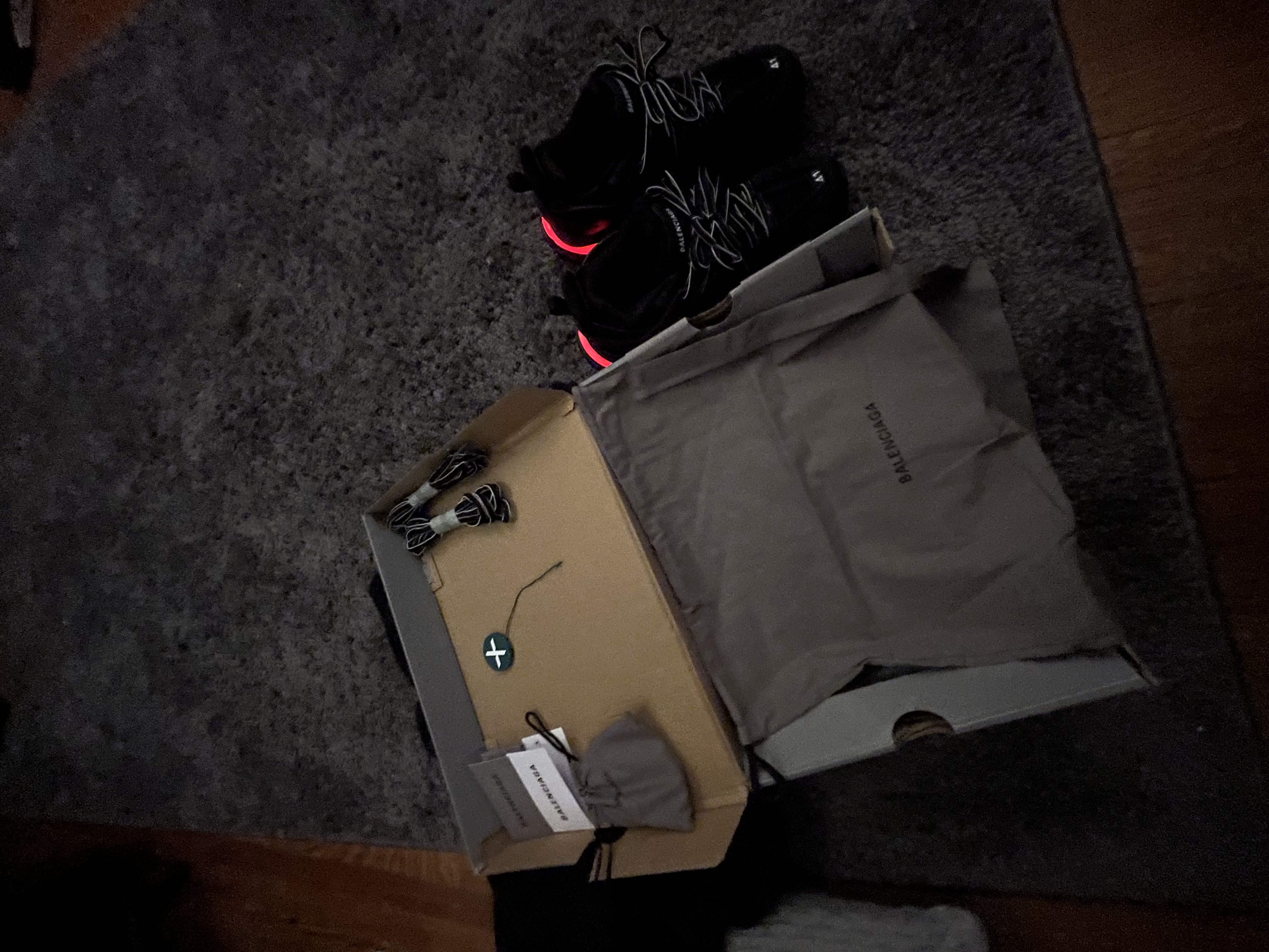 Balenciaga Track LED Black 555032 W1GB7 1000  review Tj Porth 02