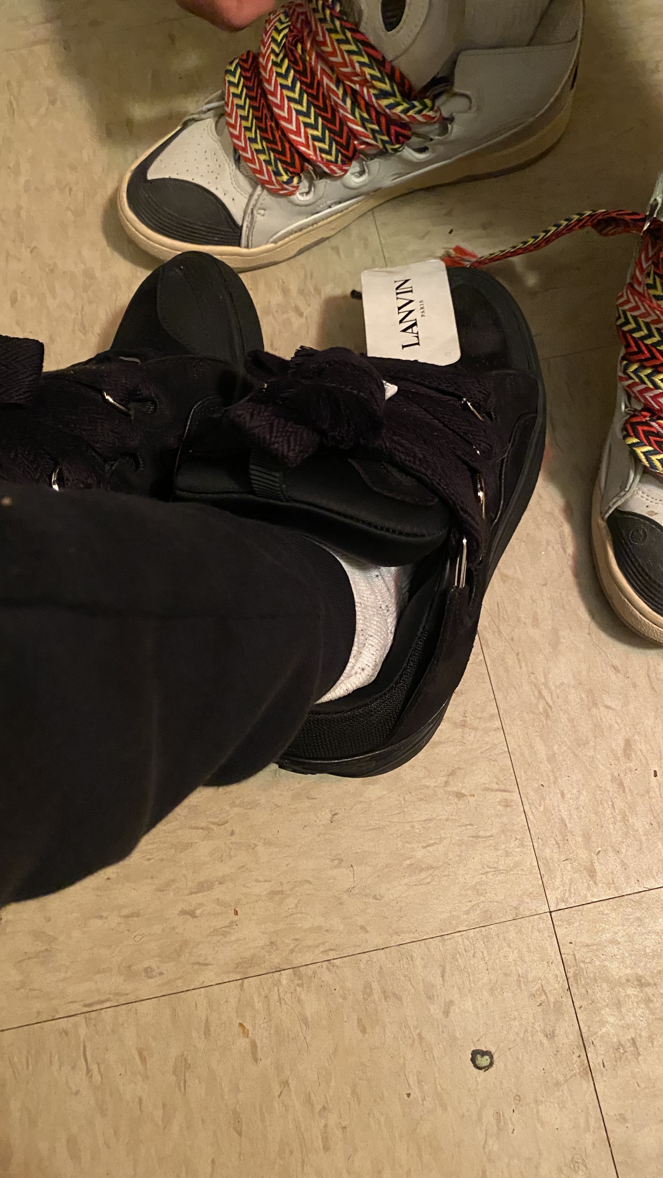 Lanvin Leather Curb Triple Black FU-SKDK12-DRAG-P25101047 review 1