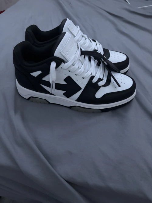 OFF-WHITE Out Of Office White Black White OMIA189C99LEA0011004 review 