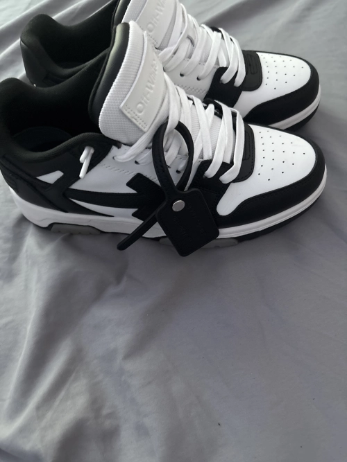 OFF-WHITE Out Of Office White Black White OMIA189C99LEA0011004 review 