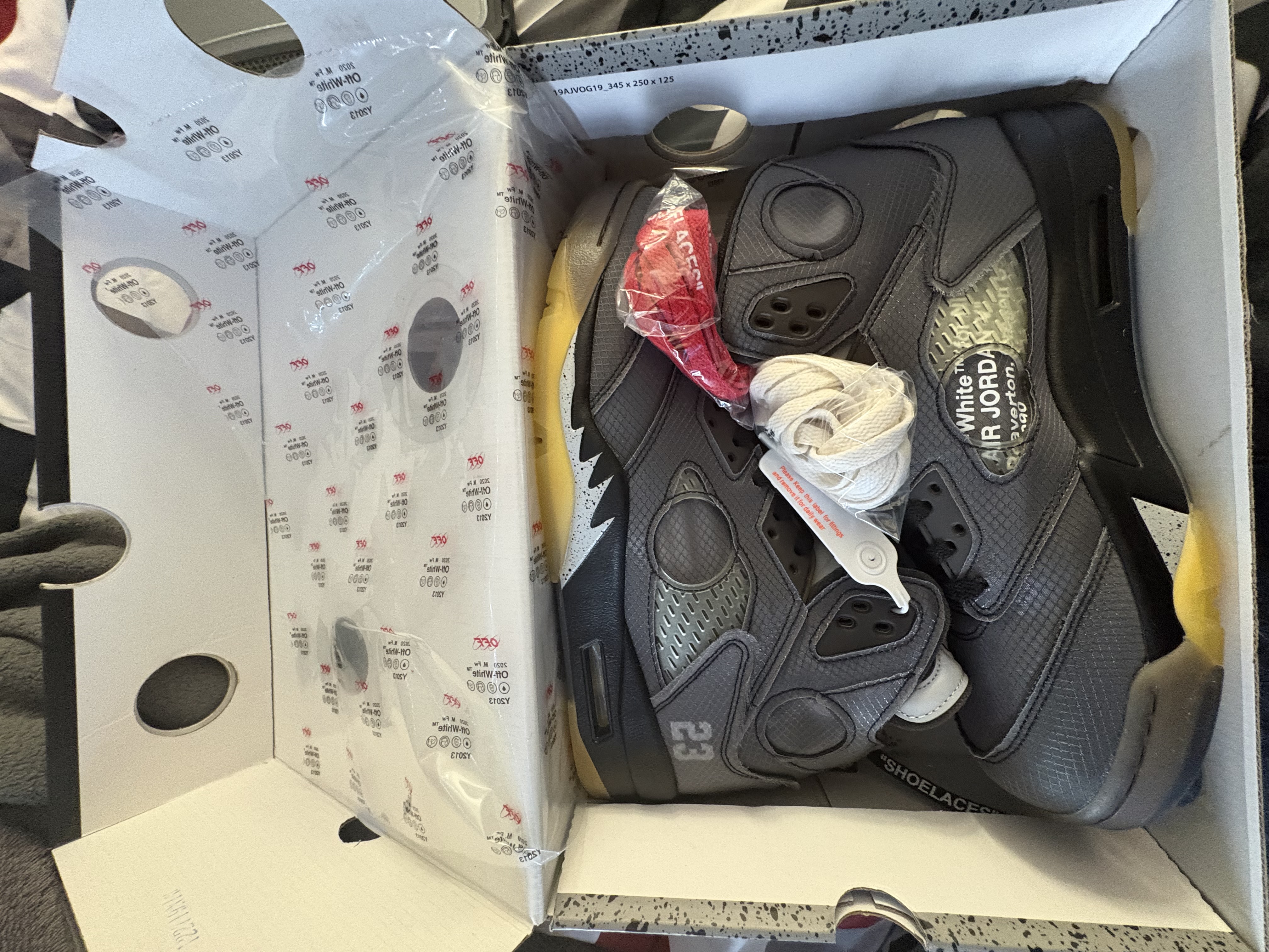 OFF-WHITE x Air Jordan 5  Retro Muslin CT8480-001 review 2