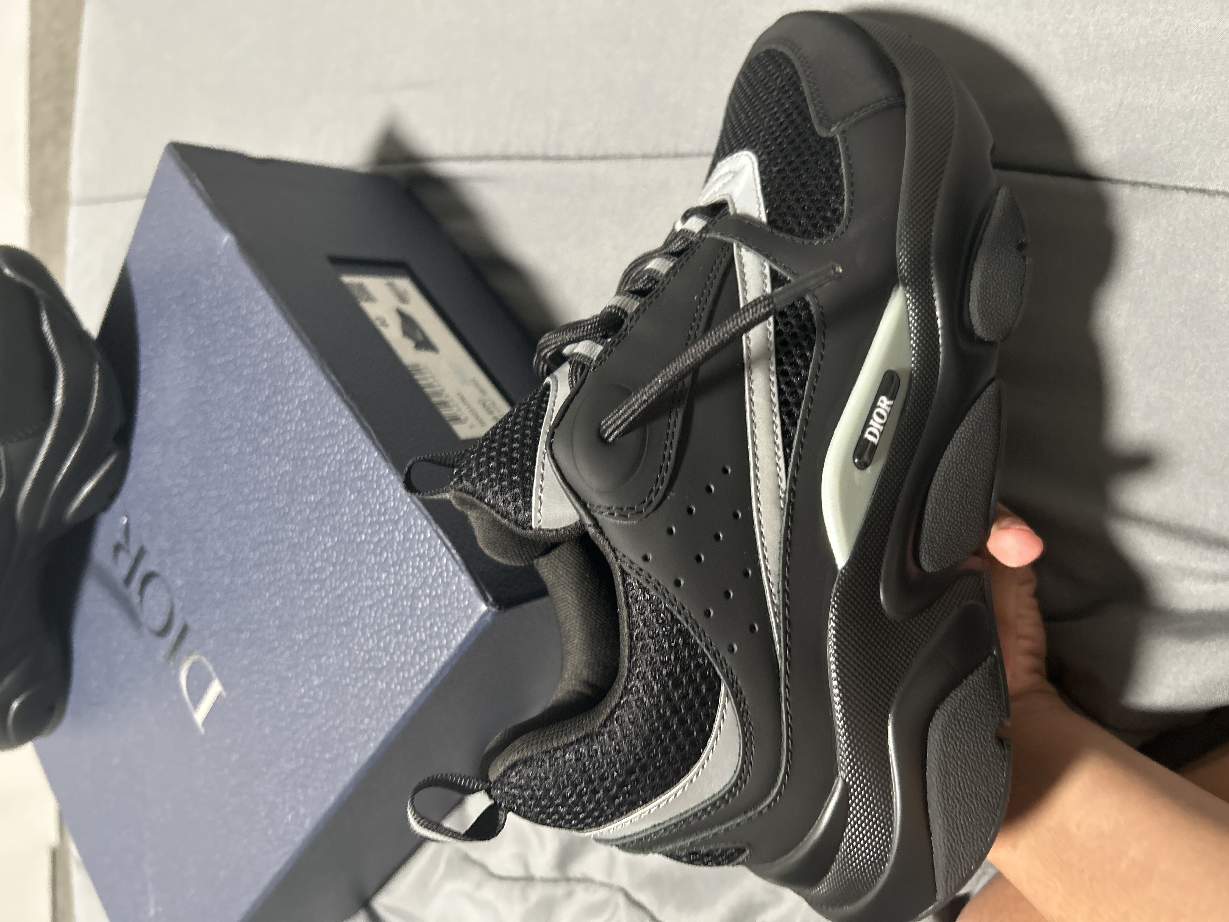 Dior B22 Black Silver 3SN231ZNG_H969  review 1