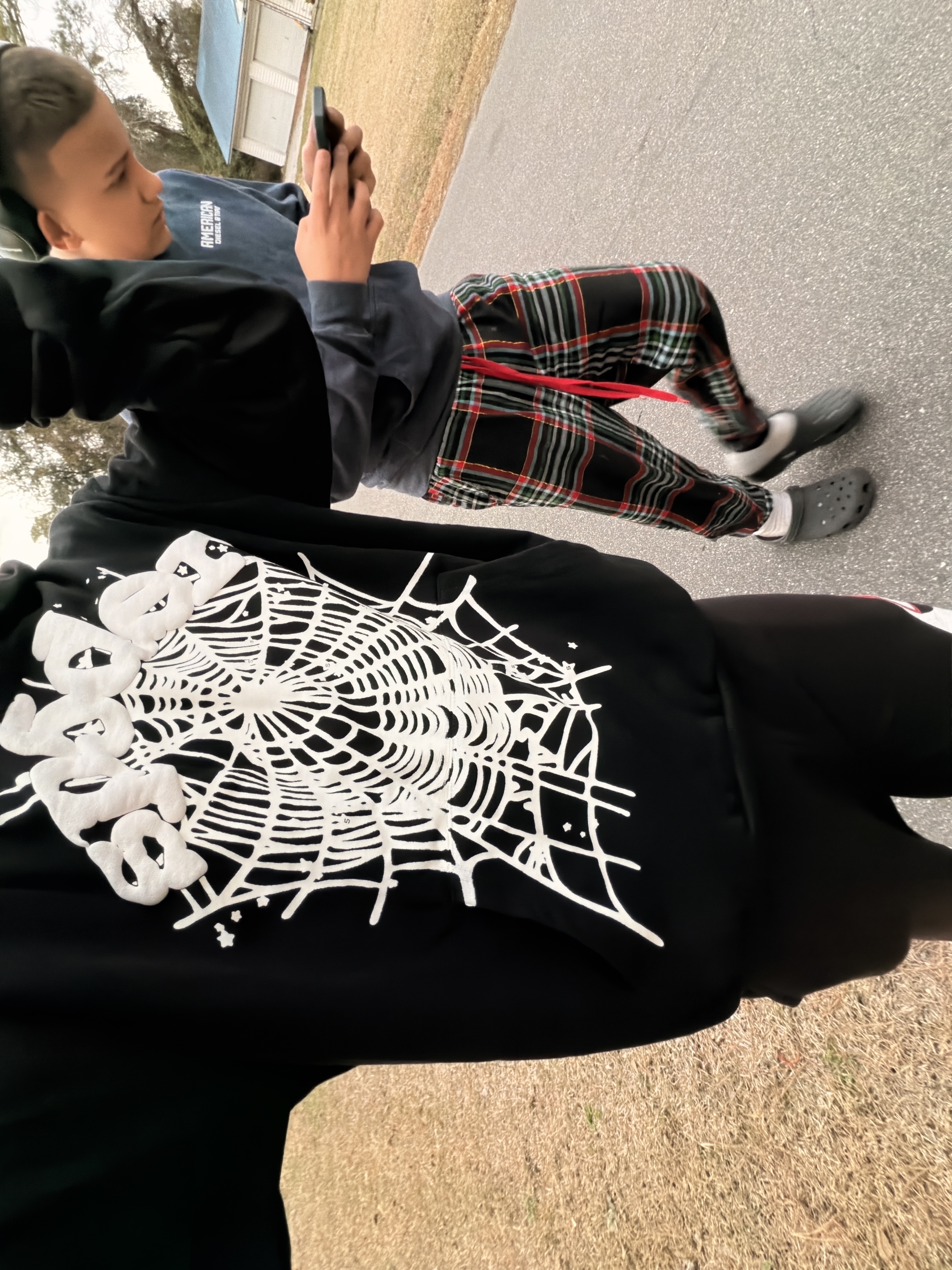 Sp5der Spider Worldwide Black OG Web Hoodie review 3