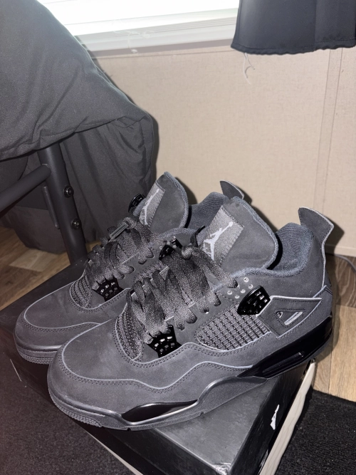  Air Jordan 4 Retro “Black Cat” CU1110-010(Top Quality) review 