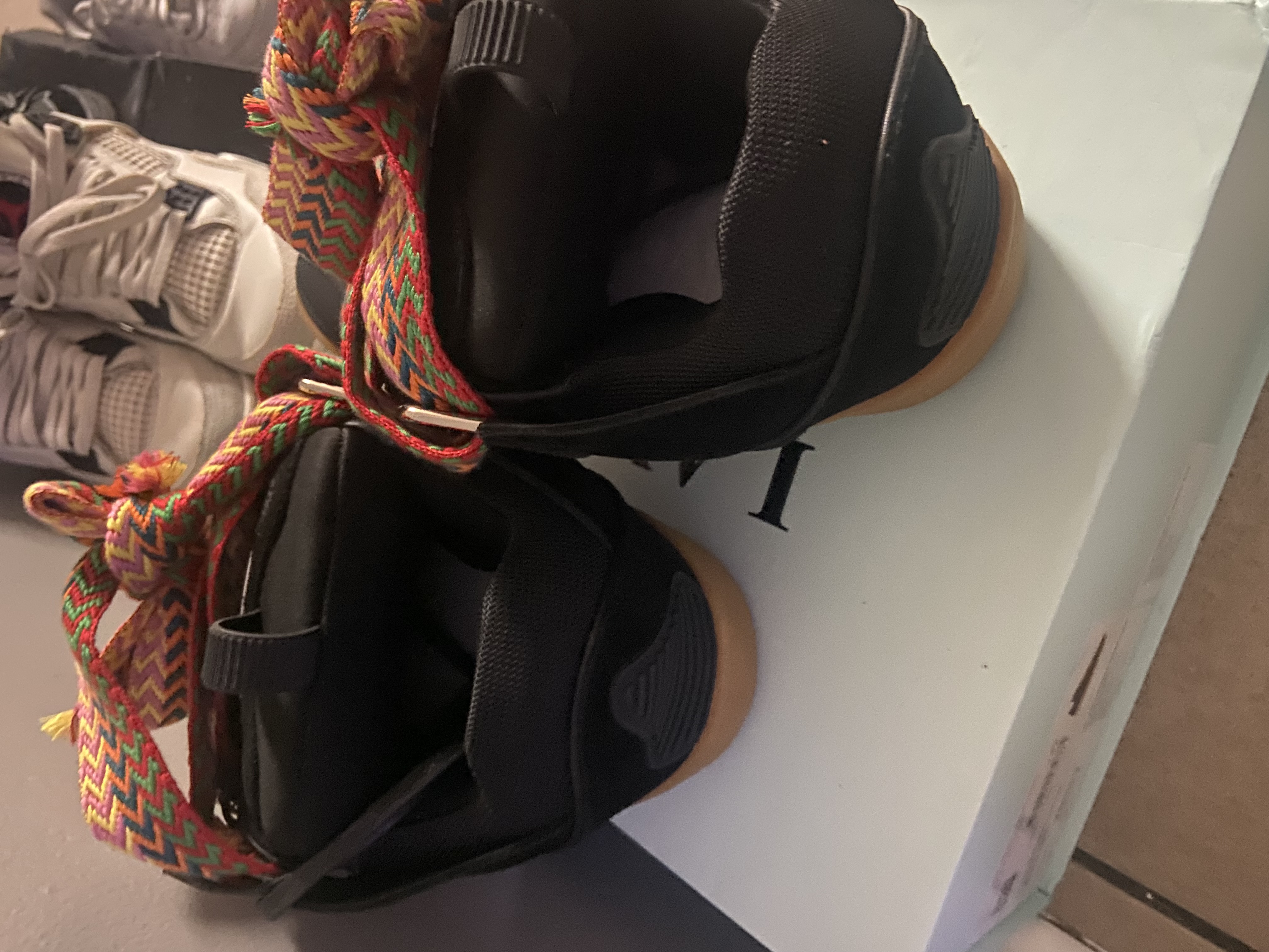  Lanvin Leather Curb Black FM-147446 review 0