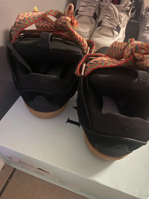  Lanvin Leather Curb Black FM-147446 review 