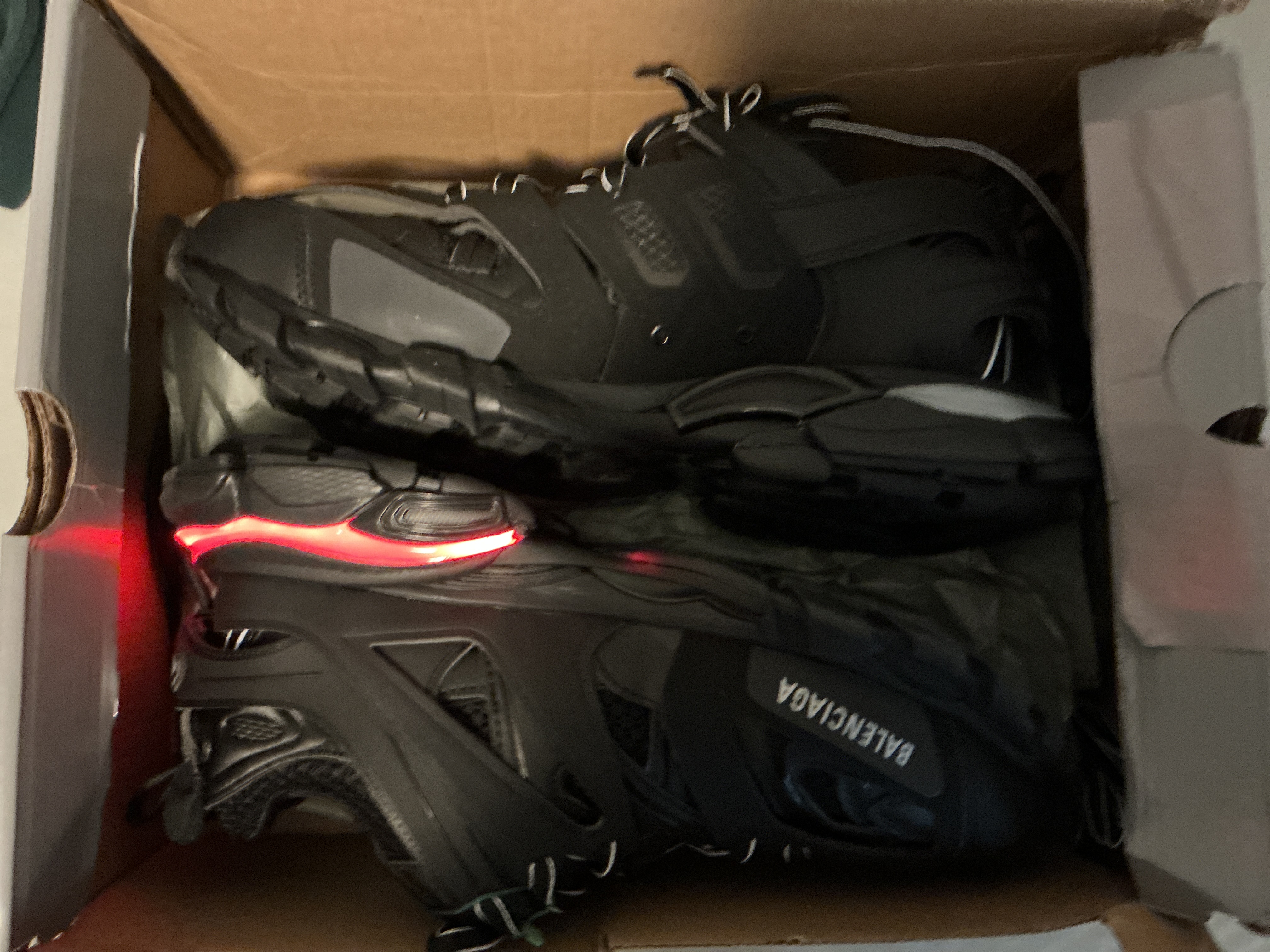 Balenciaga Track LED Black 555032 W1GB7 1000  review 0