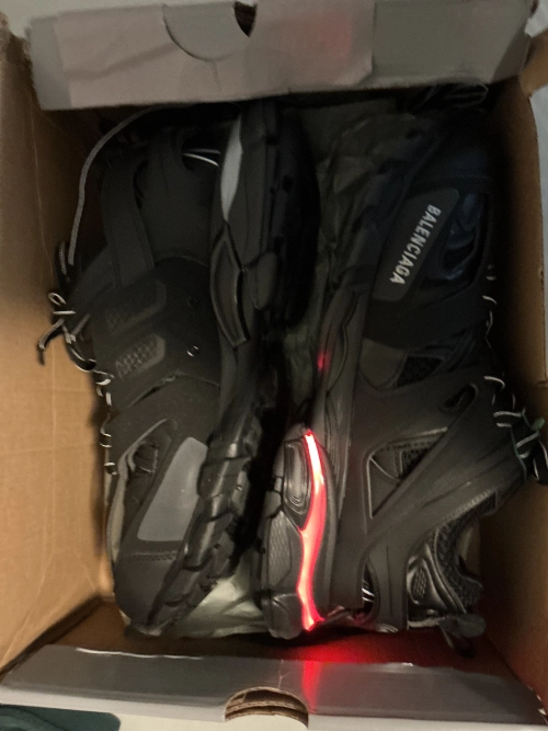 Balenciaga Track LED Black 555032 W1GB7 1000  reviewed by