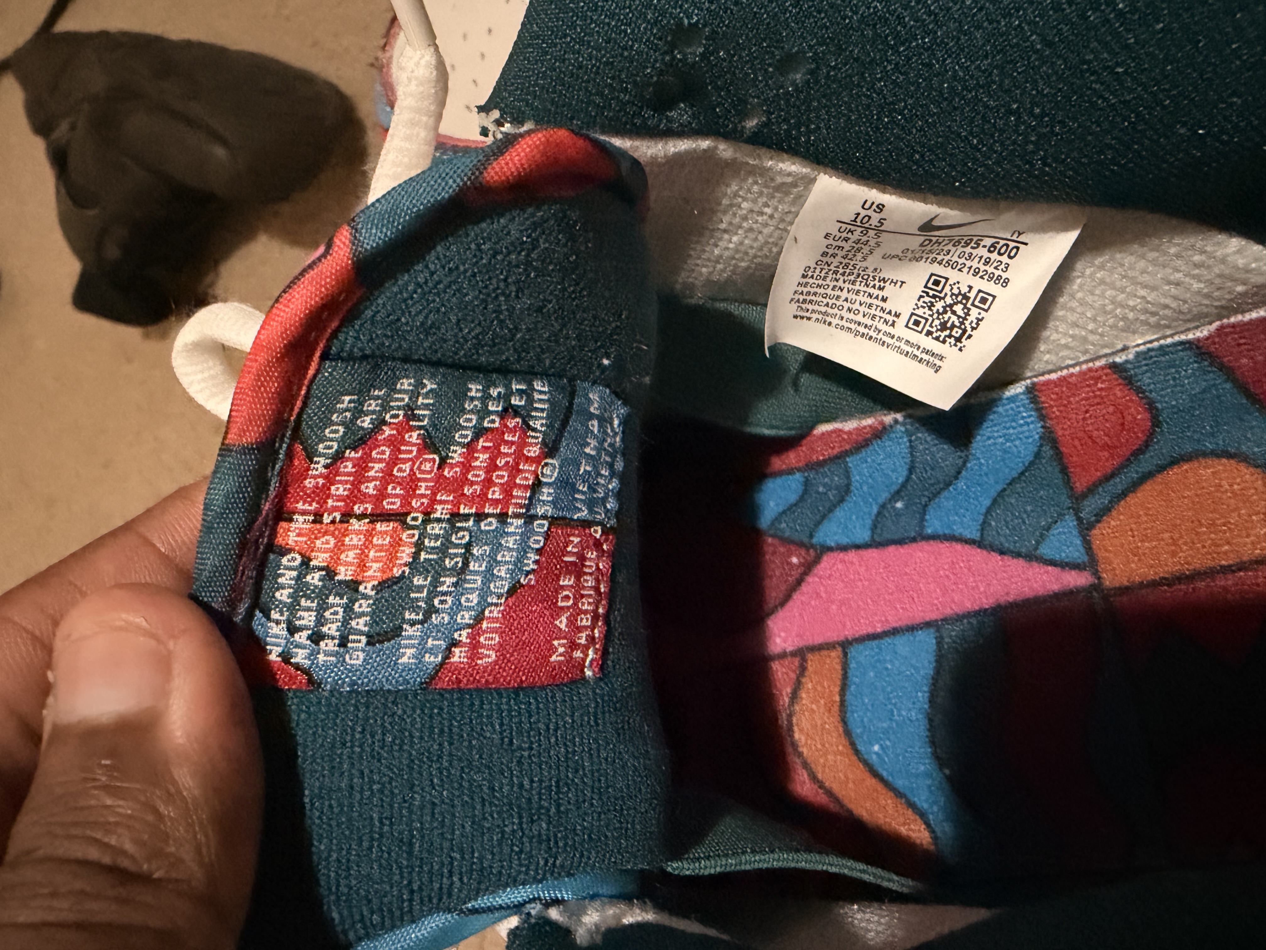 Parra x Nike SB Dunk Low Pro QS Abstract Art  DH7695-600  review 1