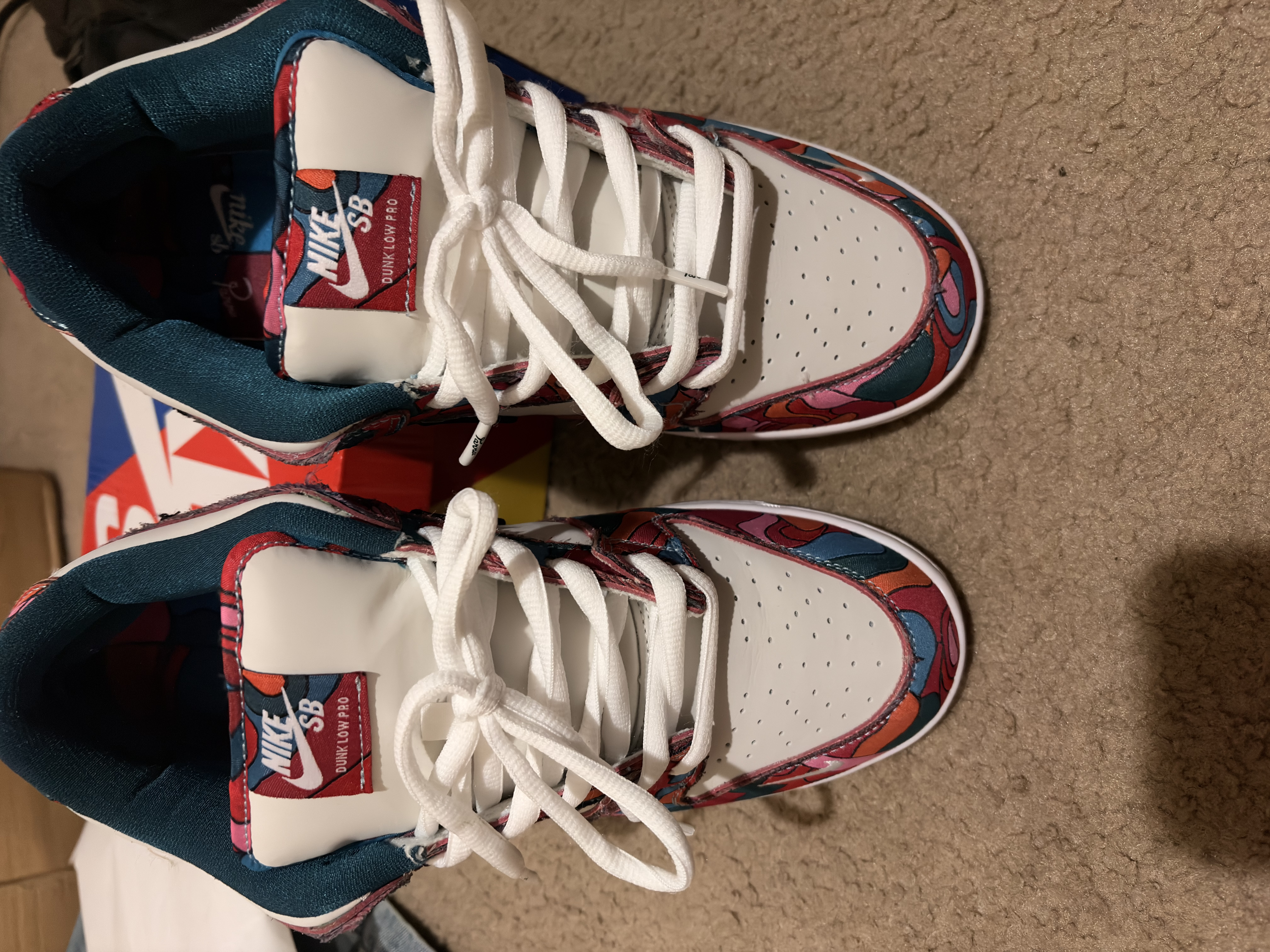 Parra x Nike SB Dunk Low Pro QS Abstract Art  DH7695-600  review 3