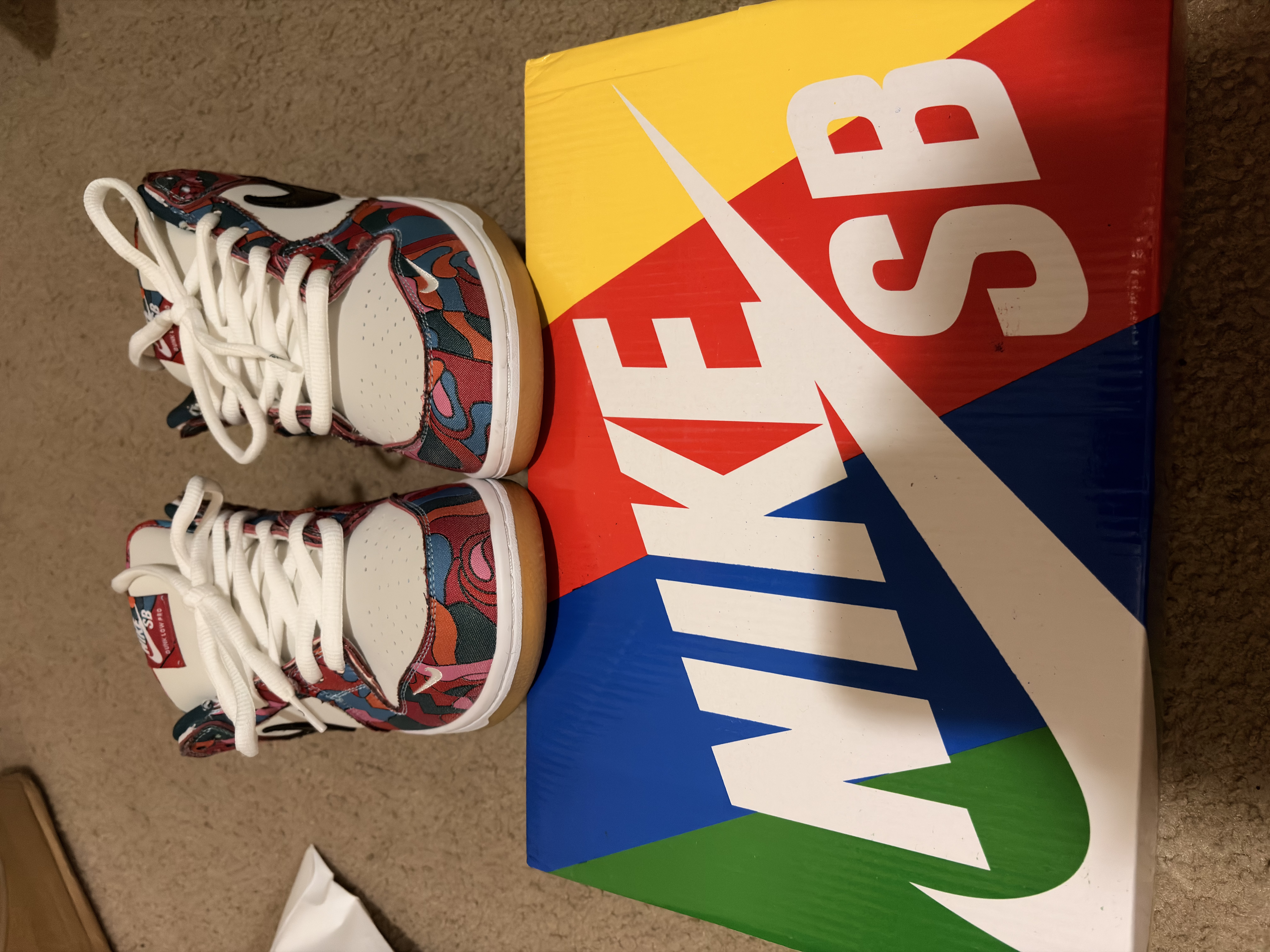 Parra x Nike SB Dunk Low Pro QS Abstract Art  DH7695-600  review 5