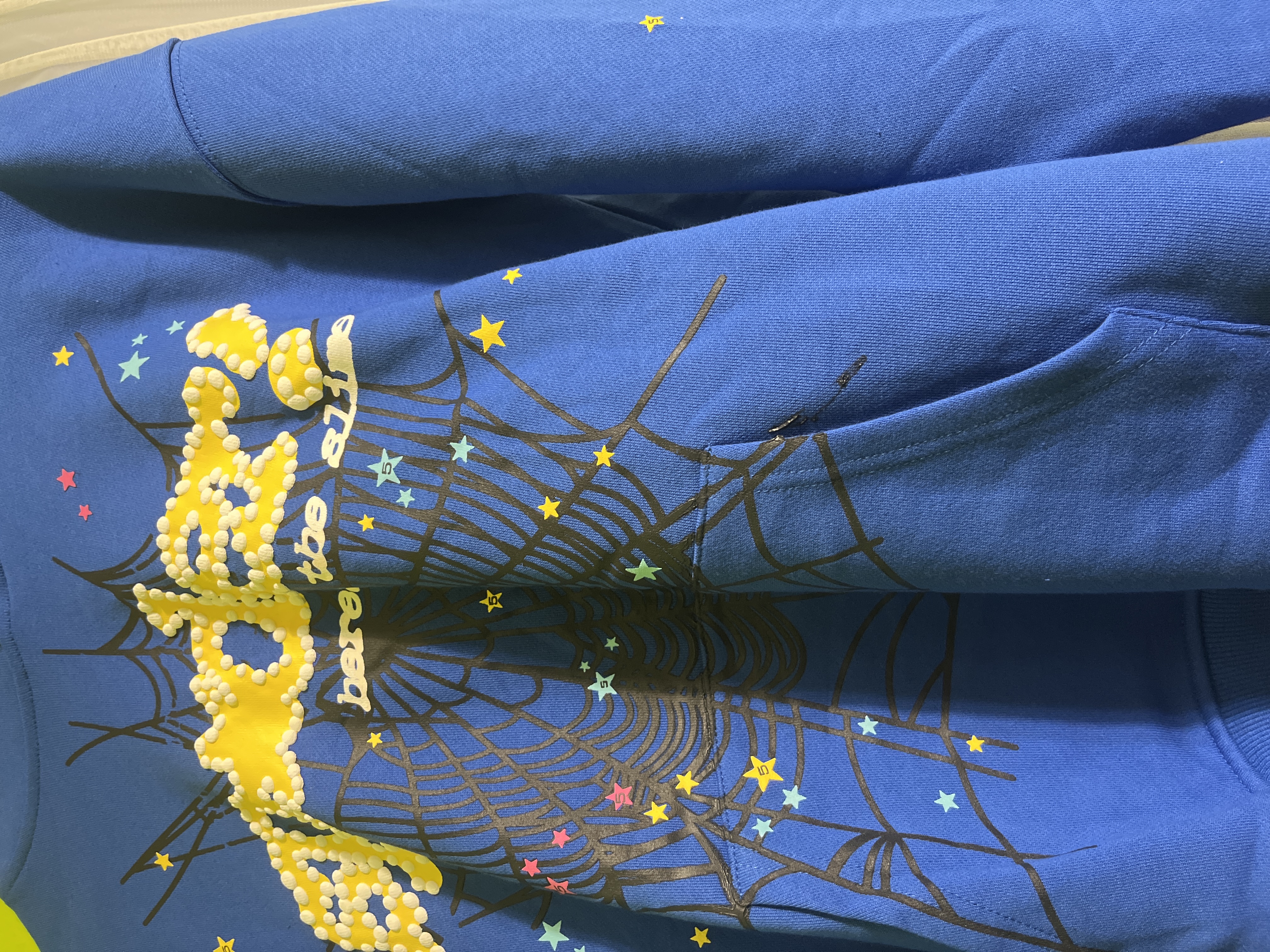  Sp5der TC Hoodie Blue review 0