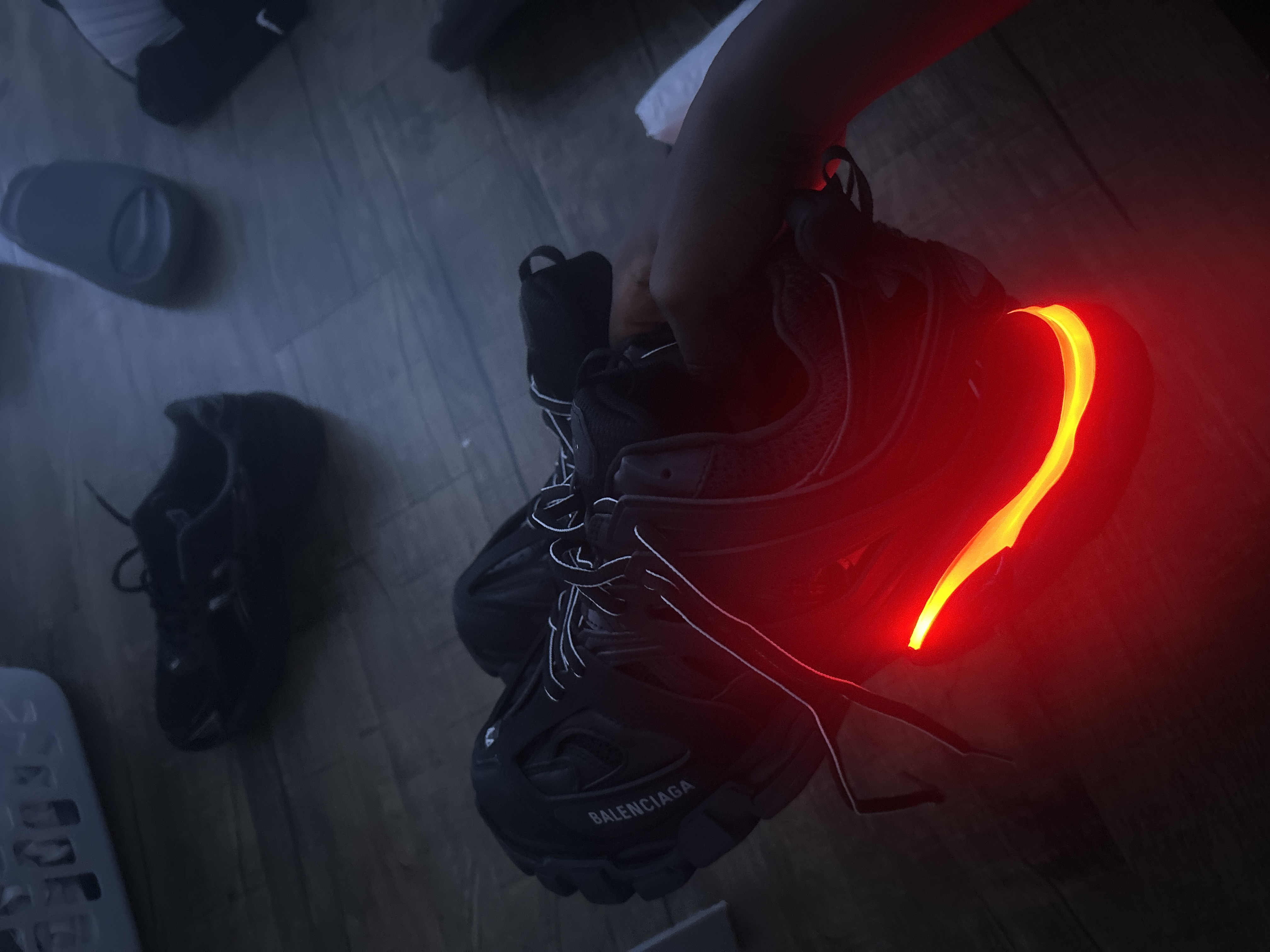 Balenciaga Track LED Black 555032 W1GB7 1000  review 0