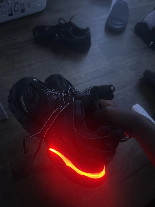 Balenciaga Track LED Black 555032 W1GB7 1000  reviewed by