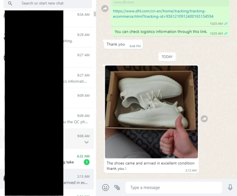 Dopesneakers--Good feedback--Yeezy Boost 350 V2 Cream/Triple White CP9366