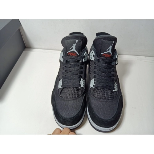 Air Jordan 4 Retro Black Canvas DH7138-006
