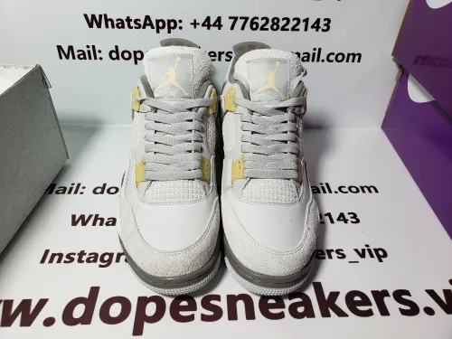 Dopesneakers QC Pictures |FAKE Air Jordan 4 Retro CraftCRAFT 