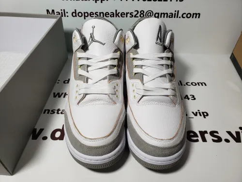 Dopesneakers QC Pictures |FAKE  A Ma Maniere x Air Jordan 3 Retro SP Medium Grey DH3434-110