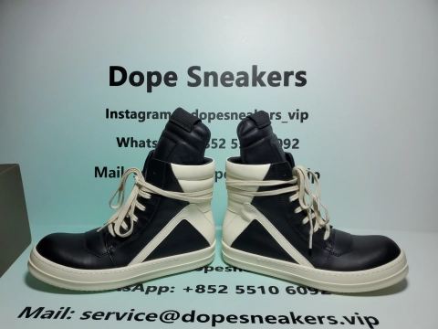 Rick Owens RO Geobasket Black and White Reps QC Review