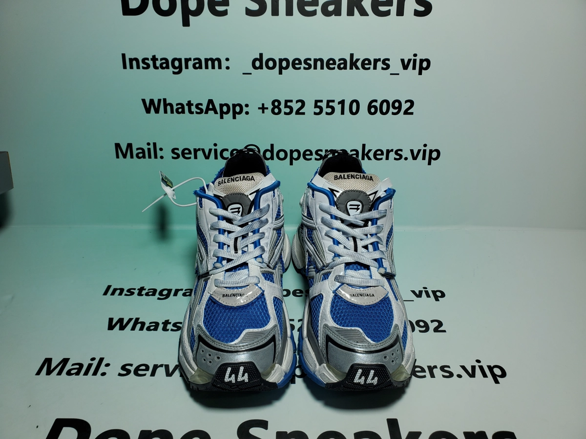 Balenciaga Runner White Blue Reps QC Review