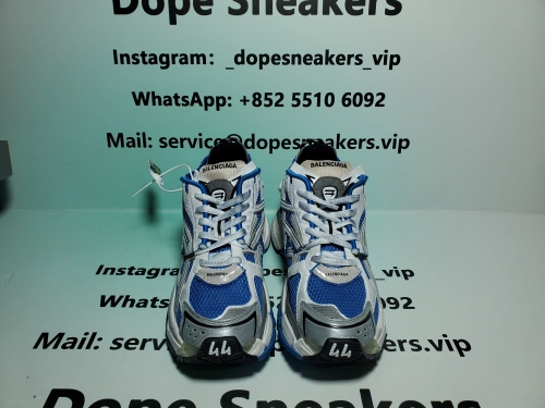 Balenciaga Runner White Blue Reps QC Review
