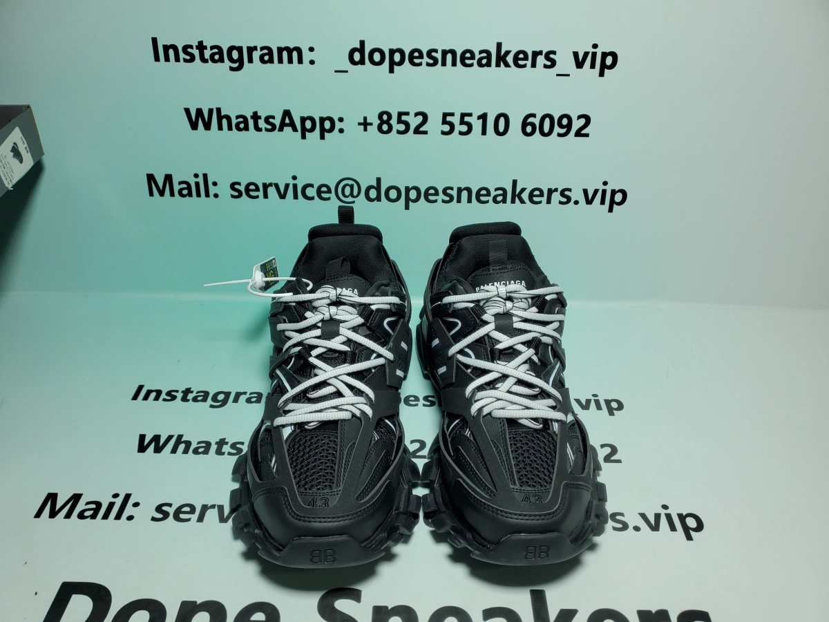 Balenciaga Track Black White Reps QC Review