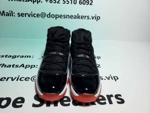 Air Jordan 11 High Retro “Bred 2019” Reps QC Review