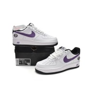 BMLin Air Force 1 Low Hoops White Canyon Purple,DH7440-100