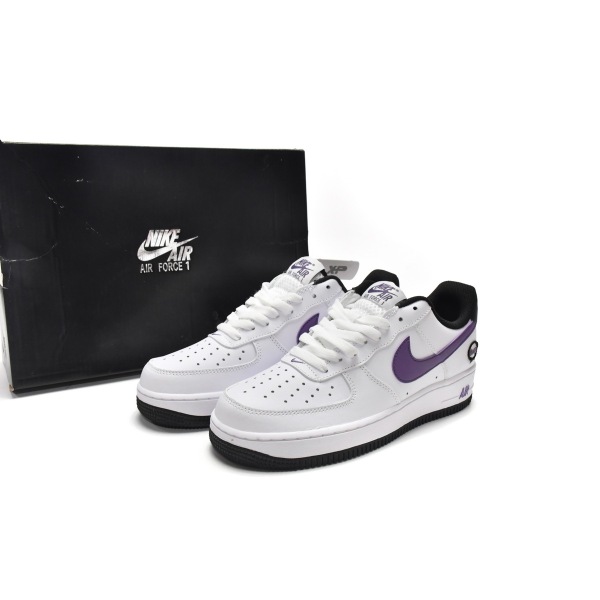 BMLin Air Force 1 Low Hoops White Canyon Purple,DH7440-100
