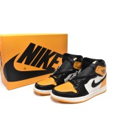 BMLin Air Jordan 1 High OG Yellow Toe Taxi,555088-711