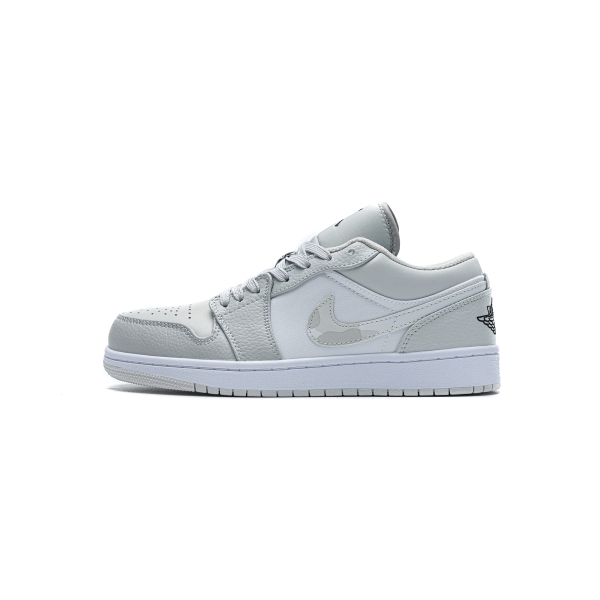 BMLin Air Jordan 1 Low White Camo  DC9036-100