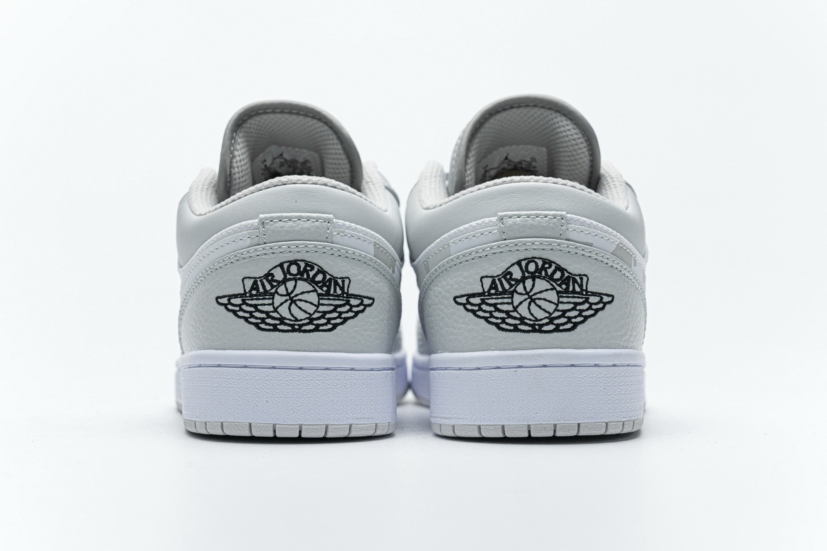 BMLin Air Jordan 1 Low White Camo  DC9036-100