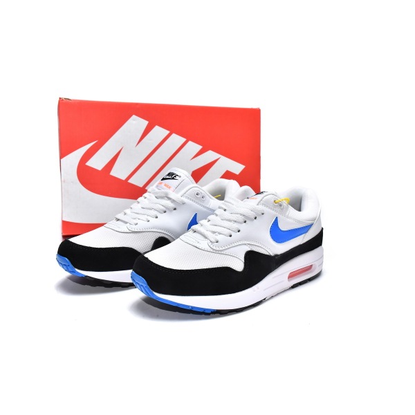 BMLin Air Max 1 White Photo Blue Black,AH8145-112