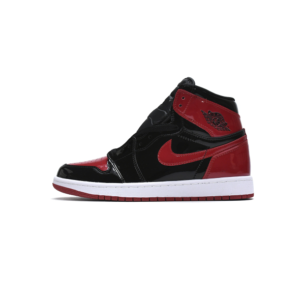 BMlin Jordan 1 Retro High OG Bred Patent , 555088-063