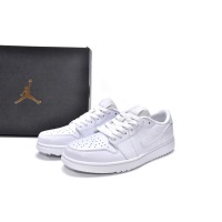 BMLin Jordan 1 Retro Low Golf Triple White,DD9315-101