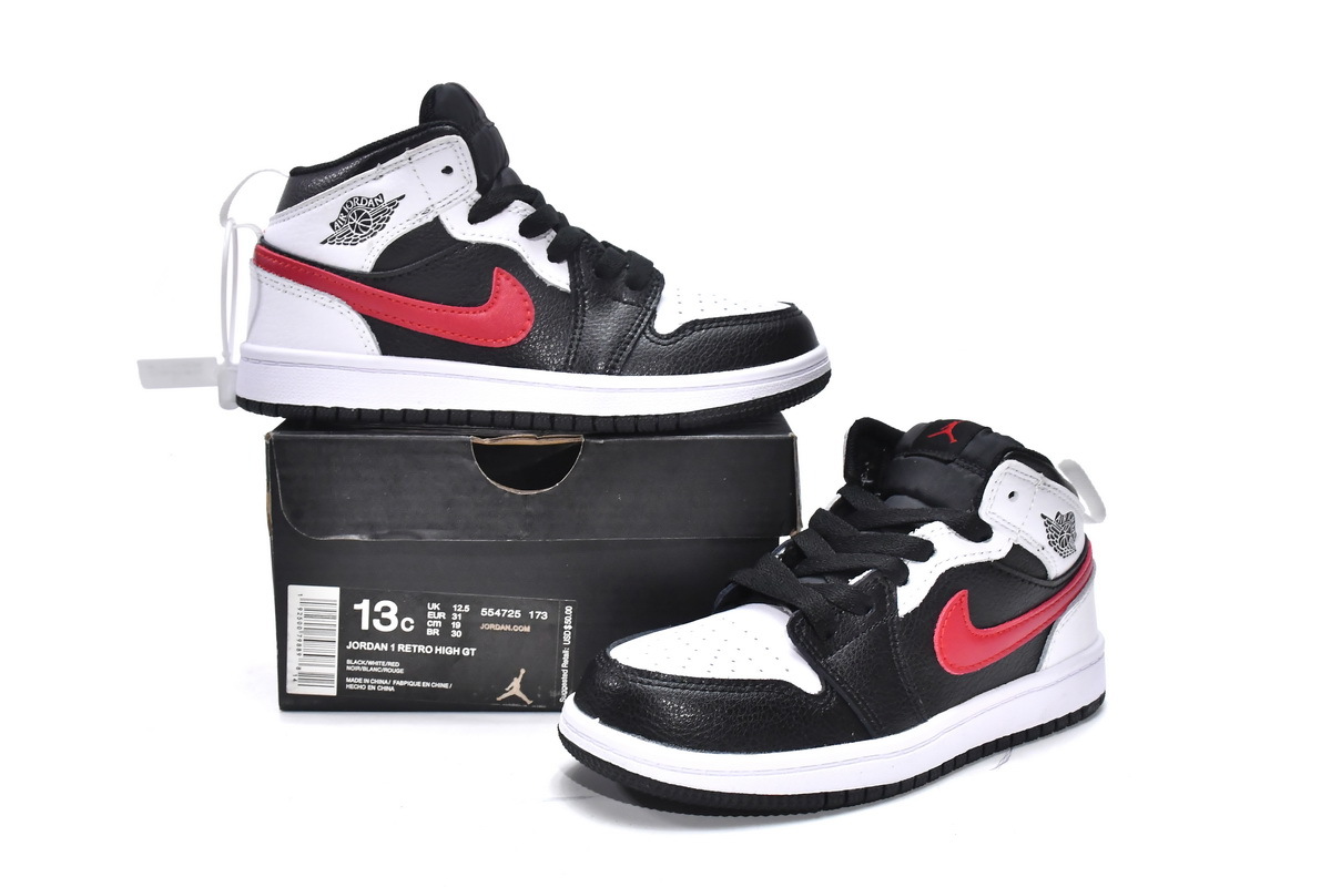 Jordan 1 kids shoes | Jordan 1 Mid PS Chicago, 554275-173