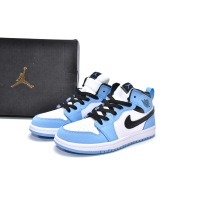 Jordan 1 kids shoesJordan 1 Mid PS University Blue,575441-134