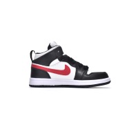 Jordan 1 kids shoes |Jordan 1 Mid PS Black Gym Red,705303-020