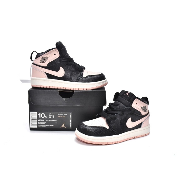 Jordan 1 kids shoes |Jordan 1 Mid PS Crimson Tint,575441-081