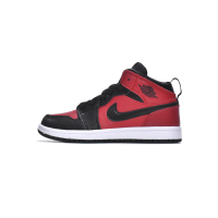 Jordan 1 kids shoes |Jordan 1 Mid PS Gym Red,AR6352-610