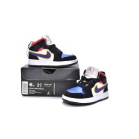 Jordan 1 kids shoes |Jordan 1 Mid PS Lakers Top 3,554724-058