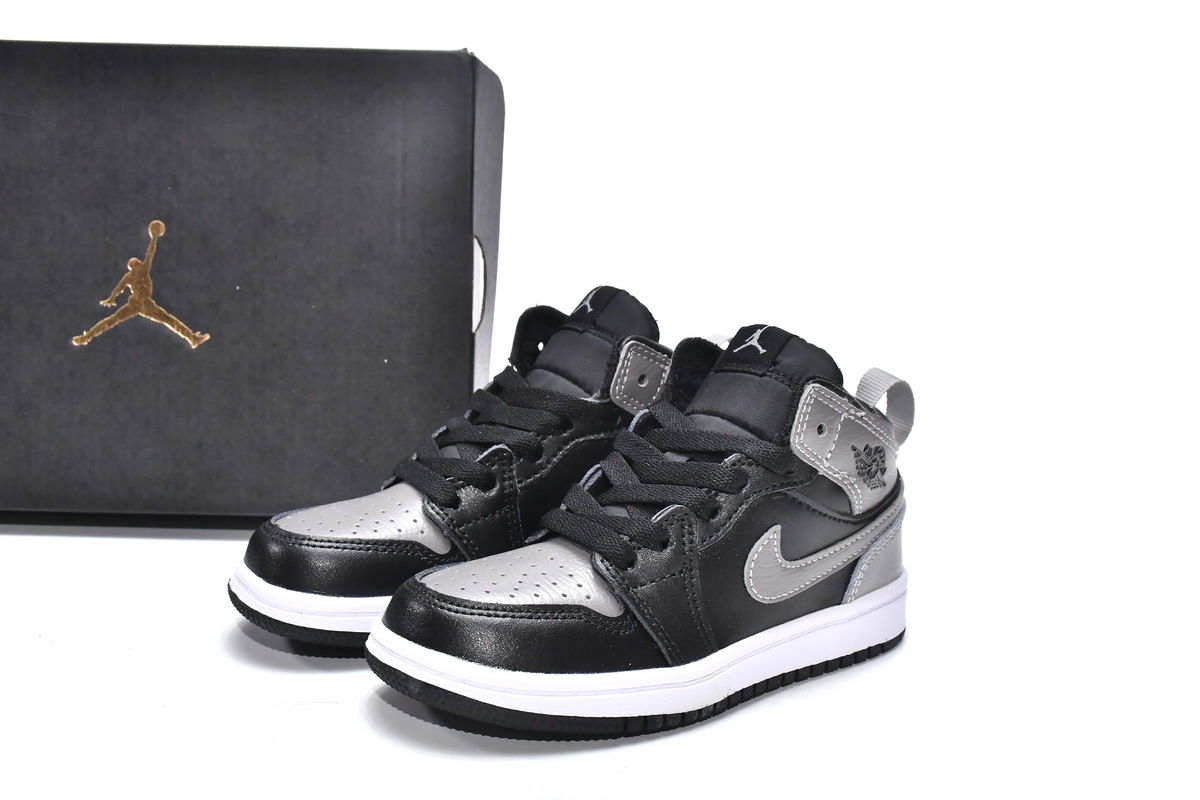 Jordan 1 kids shoes |Jordan 1 Mid PS Shadow,555088-013