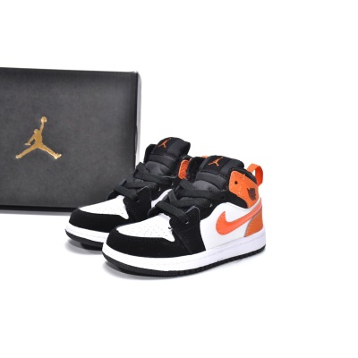 Jordan 1 kids shoes |Jordan 1 Mid PS Shattered Backboard,640734-058