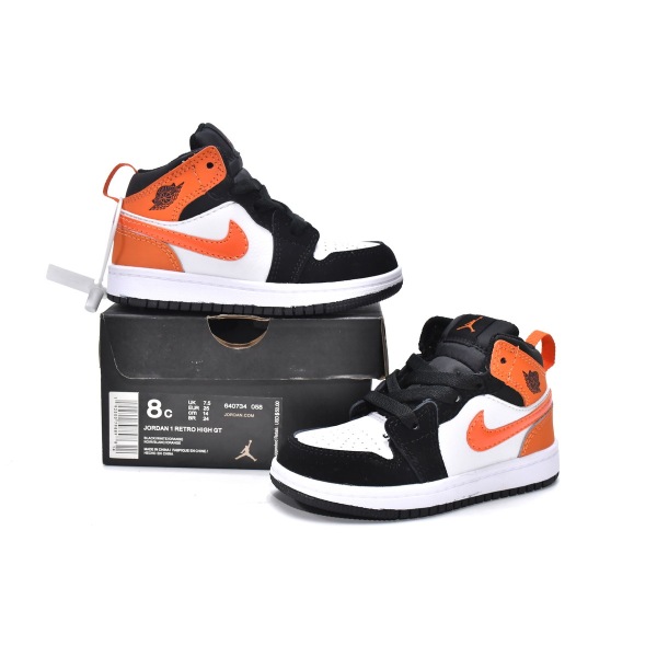 Jordan 1 kids shoes |Jordan 1 Mid PS Shattered Backboard,640734-058