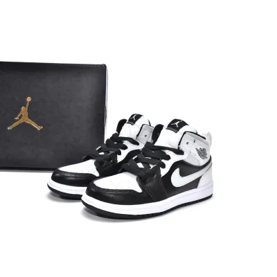 Jordan 1 kids shoes |Jordan 1 Mid PS White Shadow,640734-073 02