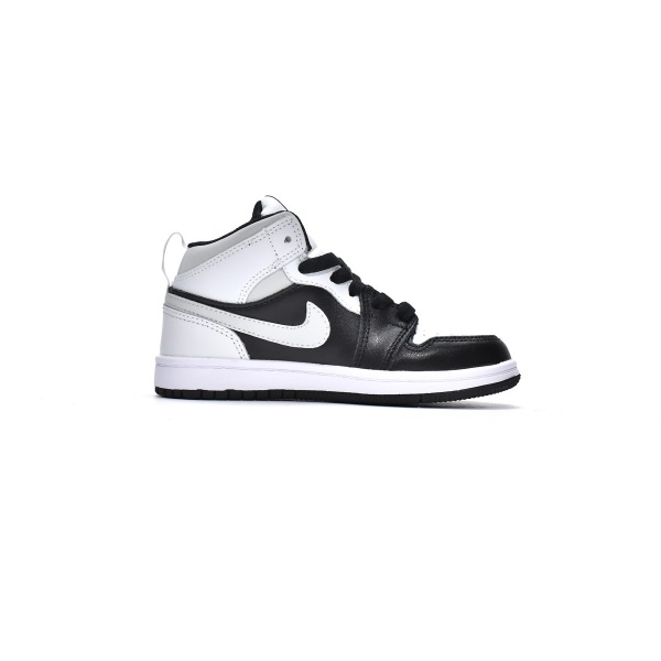 Jordan 1 kids shoes |Jordan 1 Mid PS White Shadow,640734-073