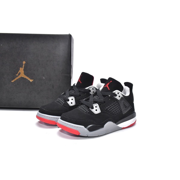 Jordan kids shoesAir Jordan 4 Retro PS Bred,BQ7660-060