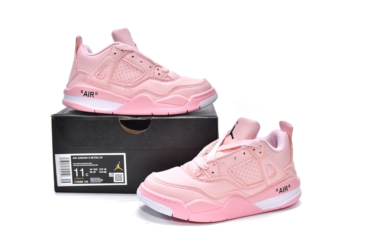 Jordan kids shoes | Air Jordan 4 Retro PS Pink,CV9388-106