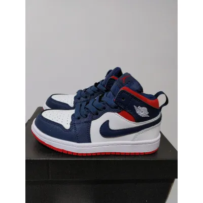 Jordan Kids Shoes | Jordan 1 Mid SE USA Kids, 852542-104 01