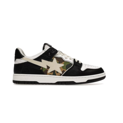 PKGoden A Bathing Ape Bape SK8 Sta Black,1H20-191-033